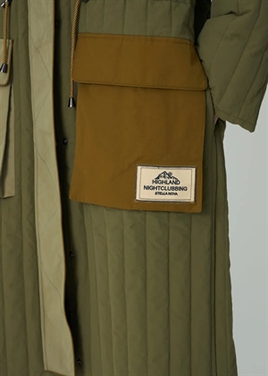 Quilted parka coat Army Stella Nova 